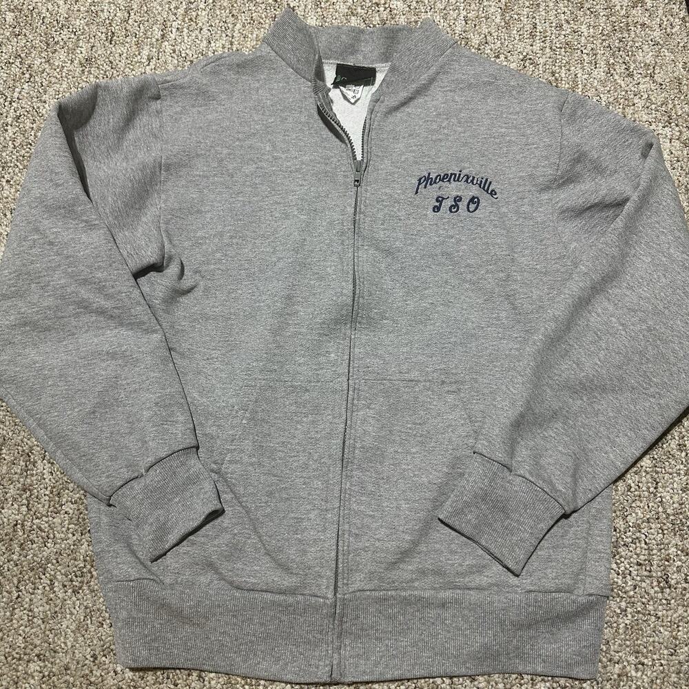 Vintage Camber Sweatshirt Mens L Full Zip Fleece Workwear USA Made Gray